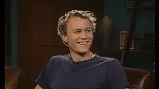 heath Ledger on The late late show with craig kilborn interview 1999