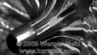 1 million fps Slow Motion video of bullet impacts made by Werner Mehl from Kurzzeit