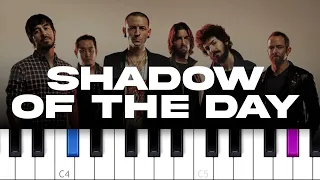 Linkin Park - Shadow Of The Day  (piano tutorial)