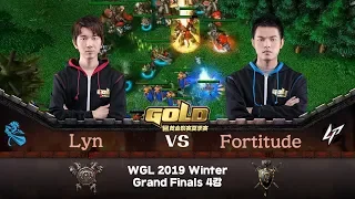 Lyn (O) vs Fortitude (H) 워크3 Gold League 2019 Winter Grand Finals 4강 1차전 (Warcraft 3)