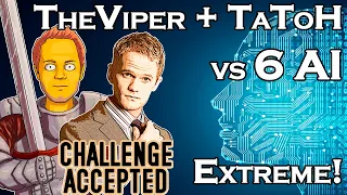 AOE2:DE | TheViper & TaToH vs 6 Extreme AI!