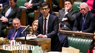 UK prime minister Rishi Sunak takes questions in parliament – watch live