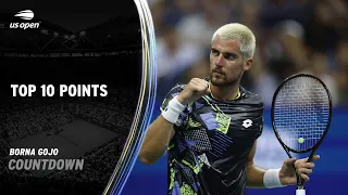 Borna Gojo | Top 10 Points | 2023 US Open