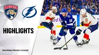 NHL Highlights | Panthers @ Lightning 12/23/19