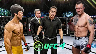 Bruce Lee vs Jack Hermansson  - EA Sport UFC 4 - Epic Fight 🔥🐲