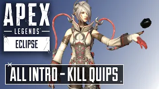 Catalyst All Intro & Kill Quips - Apex Legends