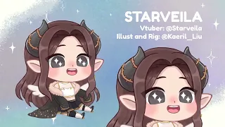 【VTuber Live2D Model Showcase】Baby Starveila