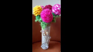 Ваза своими руками.Поделки из джута.DIY /Vase with your own hands.DIY jute crafts.
