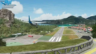 Microsoft Flight Simulator 2020 - St. Barths landing