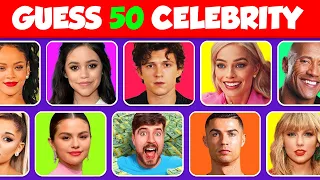 Guess the CELEBRITY in 3 Seconds | Most Famous People in 2023