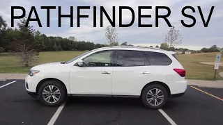 2017 Nissan Pathfinder SV 4WD SUV // review, walk around, and test drive // 100 rental cars