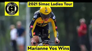 Marianne Vos Wins & Leads | 2021 Simac Ladies Tour | Prologue ITT