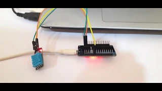 ESP32 Based Webserver for Temperature and Humidity Measurement