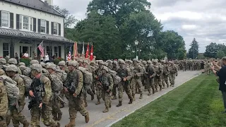 West Point Class of 2025 Completes March Past Superintendent's House from Basic Training #SALRadio