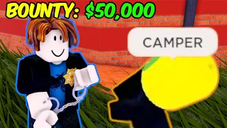 ARRESTING 50,000 BOUNTY CRIMINAL in Roblox Jailbreak!