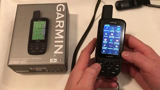 Garmin GPSMAP 66ST Обзор, функции, настройка.