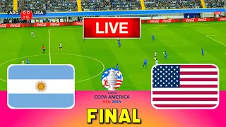 ARGENTINA vs USA - Final Copa America 2024 | Full Match All Goals | Live Football Match