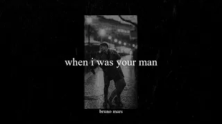bruno mars - when i was your man [slowed/reverb]