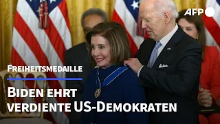 Biden ehrt verdiente US-Demokraten mit Freiheitsmedaille | AFP