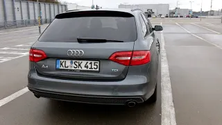 2013 Audi A4 3.0 TDI Avant (204 HP) TEST DRIVE