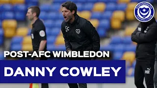 Danny Cowley post-match | AFC Wimbledon 1-3 Pompey