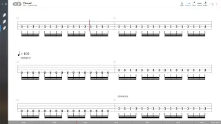 Sponge - Plowed (BASS TAB PLAY ALONG)