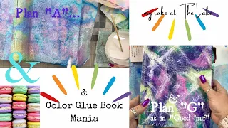 #Colorgluebook MANIA, No washi? No problem, some fun alternatives for your #gluebook & Plan B's