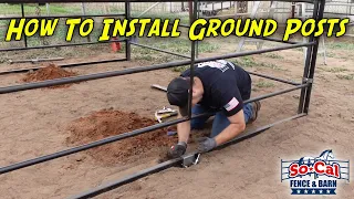 How to Install Our Ground Posts