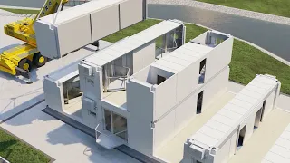 Holon Building Installation Animation