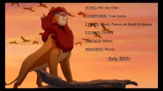 [MarsCoverz] We Are One (Disney-The Lion King 2)