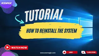 ACEMAGIC Tutorial 👉 how to reinstall the system | ACEMAGIC High Performance Mini PC 🖥️🔥🔥🔥