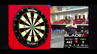 14 year old hits perfect nine darter!