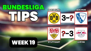 GERMANY Bundesliga Predictions & Betting Tips (Round 19)