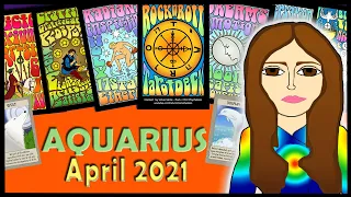 AQUARIUS April 2021 Heaven Sent! Tarot psychic reading forecast