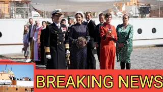 king Fredrick & queen Mary of Denmark kick off cruising season on royal yacht# Danish royal family