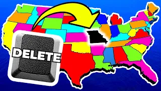 Deleting the Weakest STATE Until 1 U.S State is Left!