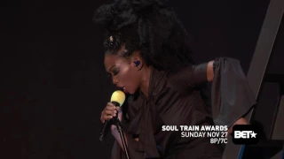 Brandy Performs "Talk About Our Love"  At The Soul Train Awards 2016