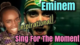 FIRST TIME HEARING Eminem - Sing For The Moment (Official Music Video) | REACTION
