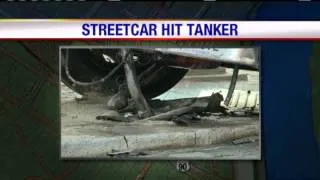 Tanker And Streetcar Collision Shuts Down St Charles Ave. For Hours