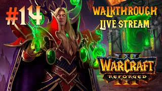 Warcraft III: Reforged прохождение игры - Часть 14 [The Frozen Throne | Альянс | LIVE]