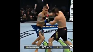 UFC Хабиб Нурмагомедов и Дастин пюре бой...