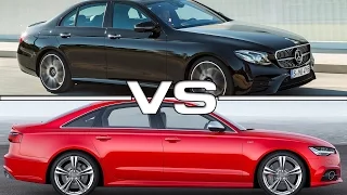 Mercedes AMG E43 vs Audi S6 Road Drive