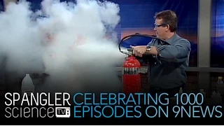 Episode 1000 at 9News Making Science Fun - Cool Science Experiment