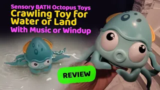 Best Bath Toys Toddlers - Crawling Octopus Toy for Baby & Toddler - Sensory Musical Toy Review