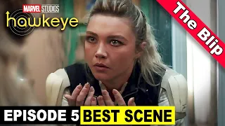 Hawkeye Episode 5 BEST SCENE | Yelena, The Blip and Back