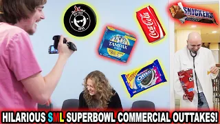 HILARIOUS SML SUPERBOWL COMMERCIAL OUTTAKES!