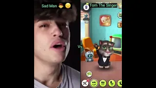 Sad Man Vs Tom The Singer Who Is Best ? 👌 Love Is Gone Sing 💔 😢 #short #tomthesinger #sad