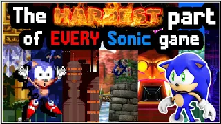 The HARDEST Part of EVERY Sonic Game