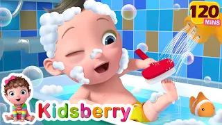 Let's Take a Bath | Fun Bath Time Song + More Nursery Rhymes & Baby Songs - Kidsberry