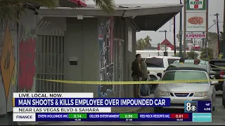 Las Vegas police: Man shoots employee over impounded car